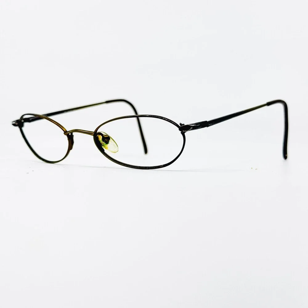 Jill Stuart Eyeglasses Women Brown Oval JS-115-1 Full Rim 140